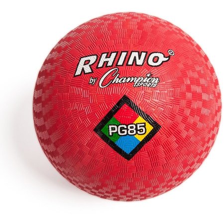 CHAMPION SPORTS Playground Ball, 8-1/2", Red CSIPG85RD